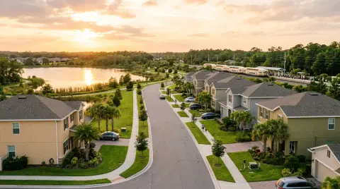 Comunidades novas em Sanford: casa nova ao norte de Orlando